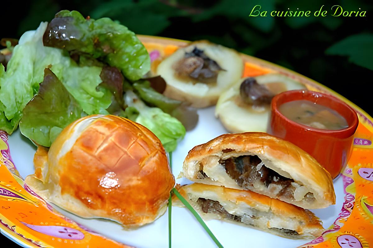 recette Feuilletés d'escargots briards