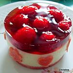 recette Entremets individuels rhubarbe-framboises