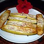 recette Courgettes bacon/boursin ail et fines herbes