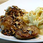 recette Filets de Porc aux Pignons et Amandes