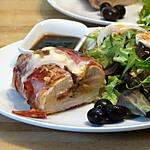 recette Blancs de Poulet Farcis Enrobés de Bacon