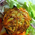 recette Burgers de pommes de terre au boudin noir