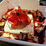 recette Feta tomate aubergine au four, un plat express bon et light!..