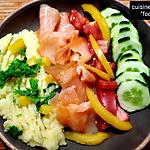 recette Skordalia en assiette complète,  une assiette saine et express!..