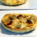 recette Tartelette Sucrée-Salée au Boudin Blanc et Reblochon