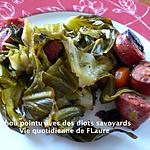 recette Chou pointu avec des diots savoyards