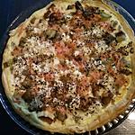 recette Tarte feuilletée courgettes saumon fumé feta