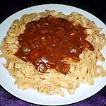 recette PATES SAUCE THON