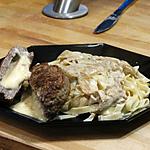 recette Burger au Vieux Bruges,  Tagliatelles Sauce Chicons - Ail et Fines Herbes