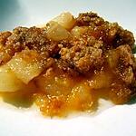 recette Crumble aux poires william et Grand Marnier
