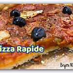 recette PIZZA RAPIDE