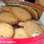 recette Petits biscuits sablés aux amandes