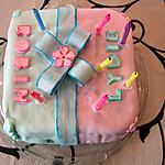 recette Gâteau cadeau pour l’anniversaire de Lydie et Robin