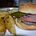 recette Burger ( Serrano et compotée d'oignons )