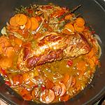 recette Filet mignon de porc aux légumes, dans son jus.