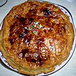 recette Tourte aux pommes flambées à l'Armagnac