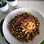 recette POULET AUX OLIVES ET FRITES MAISON