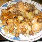 recette Lapin aux petits champignons de paris