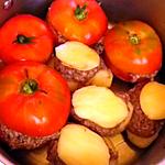 recette tomates et pommes de terre farci