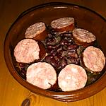 recette Saucisses au vin et haricots rouges