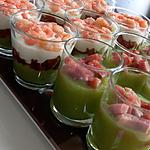 recette Verrine courgette lardon