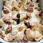 recette gratin poireaux pdt saucisse fromage a raclette