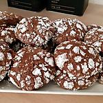 recette .Biscuits craquelés au chocolat