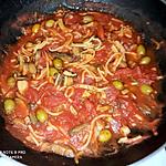 recette Sauce tomates arrangée