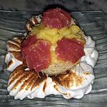 recette nid croustillant crémeux fraise citron