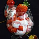recette Eton Mess revisité aux biscuits roses et aux fraises