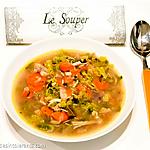 recette SOUPE DE POULET sans gluten ni additifs (2 recettes en 1)