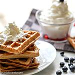 recette GAUFRES sans gluten, sans lait, sans sucre, sans levure