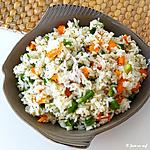 recette Salade de riz aux deux poivrons