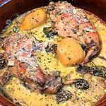 recette Cuisses de lapin au four aux morilles