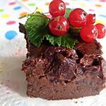 recette Fondant au chocolat et aux cerises