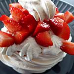 recette Pavlova aux fraises (Sur cette base d’autres fruits sont possibles)