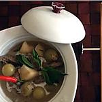 recette Bœuf et fruits aux curry vert