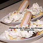 recette Glace composée fraises jus d'orange