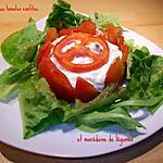 légume : recette Charlotte aux tomates confites & macédoine de légumes