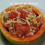 recette pamplemousse aux plombs et surimi