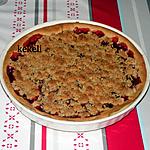 recette Tarte façon crumble aux prunes