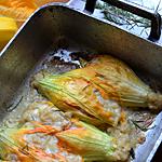 recette Fleurs de courgettes farcies