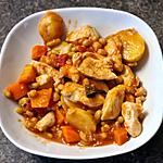 recette Ragoût de poulet et flageolets