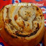 recette roulés feuilletés ricotta jambon