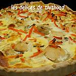 recette tarte aux noix de saint jacques