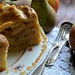 recette Tourte pommes poire