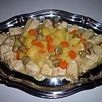 recette Sauté de dinde, pommes de terre, carottes, champignons de Paris