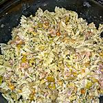 recette Salade pâtes saumon fumé, champignons , olives