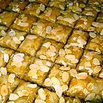 amandes : recette Carrés aux Amandes