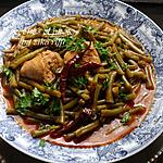 recette Tajine de haricots verts à la poitrine de dinde- ( Loubia khadra marka sardouk el hind )